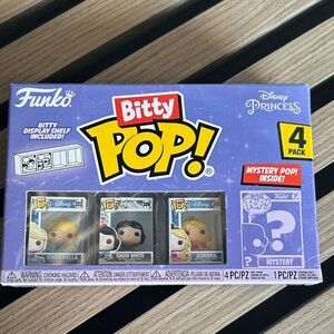 Funko Disney Princess Bitty Pop! 4-Pack - Purple and Multicolor